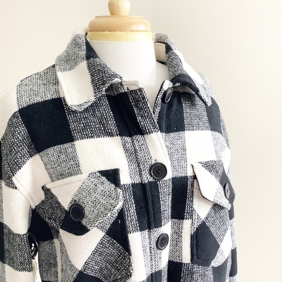 Anthropologie Leonie Fringed Shirt Jacket Shacket - Picture 7 of 11